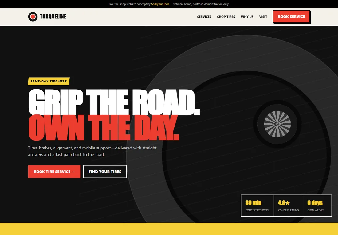 TorqueLine Tire + Auto project preview